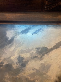 Kurt Peiser (1887-1962): 'Temp&ecirc;te', huile sur toile