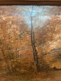 Lucien Frank (1857-1920): 'Automne', huile sur toile