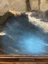 Kurt Peiser (1887-1962): 'Temp&ecirc;te', huile sur toile