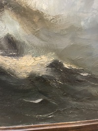 Kurt Peiser (1887-1962): 'Temp&ecirc;te', huile sur toile