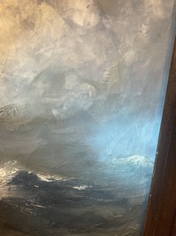 Kurt Peiser (1887-1962): 'Temp&ecirc;te', huile sur toile