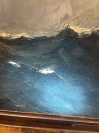 Kurt Peiser (1887-1962): 'Temp&ecirc;te', huile sur toile