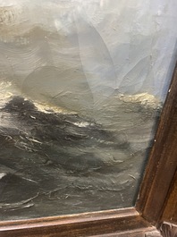 Kurt Peiser (1887-1962): 'Temp&ecirc;te', huile sur toile