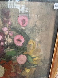 Fernand Allard L'Olivier (1883-1933): Still life with flowers, oil on canvas