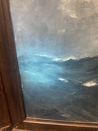 Kurt Peiser (1887-1962): 'Temp&ecirc;te', huile sur toile