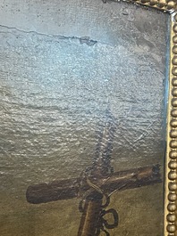 Italian school, follower of Sebastiano del Piombo (1485-1547): John the Baptist in the desert, oil on canvas, 18th C.