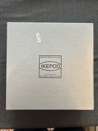 An Ikepod Megapode chronograph titanium and sapphire glass wristwatch designed by Marc Newson, ed. 257/9999, ca. 2000