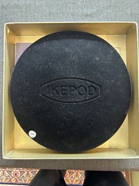 An Ikepod Megapode chronograph titanium and sapphire glass wristwatch designed by Marc Newson, ed. 257/9999, ca. 2000