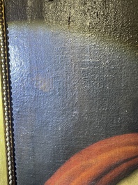 Italian school, follower of Sebastiano del Piombo (1485-1547): John the Baptist in the desert, oil on canvas, 18th C.