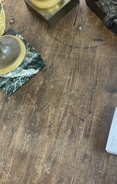 Table en noyer aux raccords en fer forg&eacute;, Espagne, 18&egrave;me si&egrave;cle