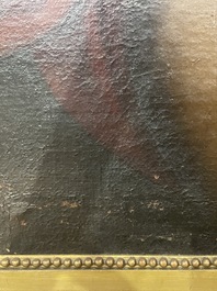 Italian school, follower of Sebastiano del Piombo (1485-1547): John the Baptist in the desert, oil on canvas, 18th C.