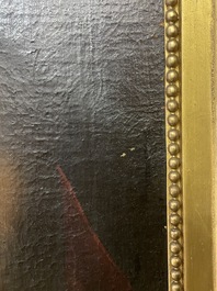 Italian school, follower of Sebastiano del Piombo (1485-1547): John the Baptist in the desert, oil on canvas, 18th C.