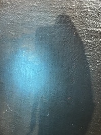 Italian school, follower of Sebastiano del Piombo (1485-1547): John the Baptist in the desert, oil on canvas, 18th C.