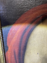 Italian school, follower of Sebastiano del Piombo (1485-1547): John the Baptist in the desert, oil on canvas, 18th C.