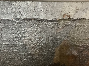 Italian school, follower of Sebastiano del Piombo (1485-1547): John the Baptist in the desert, oil on canvas, 18th C.