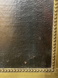 Italian school, follower of Sebastiano del Piombo (1485-1547): John the Baptist in the desert, oil on canvas, 18th C.