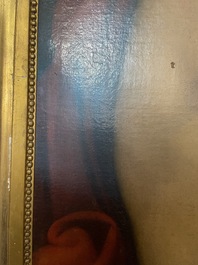 Italian school, follower of Sebastiano del Piombo (1485-1547): John the Baptist in the desert, oil on canvas, 18th C.