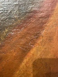 Italian school, follower of Sebastiano del Piombo (1485-1547): John the Baptist in the desert, oil on canvas, 18th C.