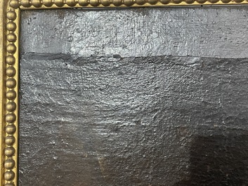 Italian school, follower of Sebastiano del Piombo (1485-1547): John the Baptist in the desert, oil on canvas, 18th C.