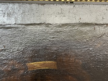 Italian school, follower of Sebastiano del Piombo (1485-1547): John the Baptist in the desert, oil on canvas, 18th C.