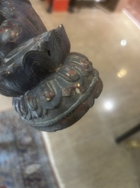 Bouddha assis en bronze dor&eacute; et laqu&eacute;, Chine, Ming