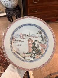 Collection vari&eacute;e en porcelaine de Chine bleu, blanc et famille rose, Yongzheng et post&eacute;rieur