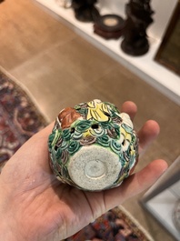 Collection vari&eacute;e en porcelaine de Chine famille rose, verte et qianjiang cai, 19&egrave;me/20&egrave;me si&egrave;cle