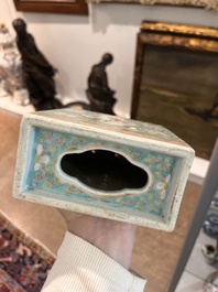 Collection vari&eacute;e en porcelaine de Chine famille rose, verte et qianjiang cai, 19&egrave;me/20&egrave;me si&egrave;cle