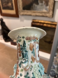 Collection vari&eacute;e en porcelaine de Chine famille rose, verte et qianjiang cai, 19&egrave;me/20&egrave;me si&egrave;cle