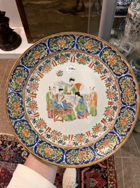 Collection vari&eacute;e en porcelaine de Chine famille rose, verte et qianjiang cai, 19&egrave;me/20&egrave;me si&egrave;cle