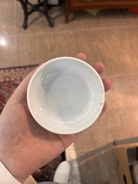 Collection vari&eacute;e en porcelaine de Chine bleu, blanc et famille rose, Yongzheng et post&eacute;rieur