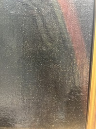 Ecole de Bruges, entourage de Fran&ccedil;ois-Joseph Kinsoen (1770-1839): Portrait d'homme, huile sur toile, premier quart du 19&egrave;me si&egrave;cle