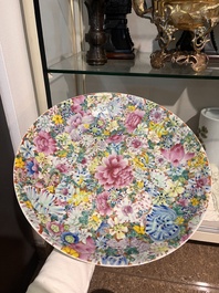 Collection vari&eacute;e en porcelaine de Chine famille rose, qianjiang cai et blanc de Chine, 19&egrave;me/20&egrave;me si&egrave;cle