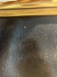 Ecole de Bruges, entourage de Fran&ccedil;ois-Joseph Kinsoen (1770-1839): Portrait d'homme, huile sur toile, premier quart du 19&egrave;me si&egrave;cle