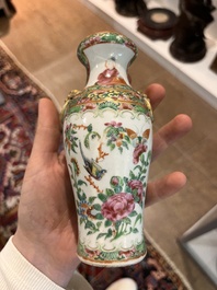 Collection vari&eacute;e en porcelaine de Chine famille rose, verte et qianjiang cai, 19&egrave;me/20&egrave;me si&egrave;cle