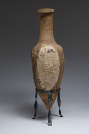 A large Roman terracotta oil amphora of the 'Dressel 1' type, 1st-3rd C.