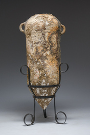 A large Roman terracotta amphora, 1st-3rd C.