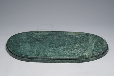 Auguste Nicolas Cain (1821-1894): Twee fazanten, gepatineerd brons op een vert de mer marmeren basis, gemerkt 'Susse Fr&egrave;res Editions Paris'