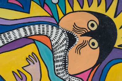 Fran&ccedil;ois Thango (1936-1981): Droomwereld, olie op board