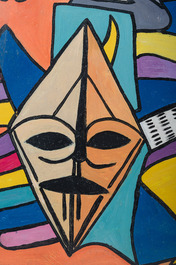 Fran&ccedil;ois Thango (1936-1981): Droomwereld, olie op board