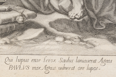 A varied collection of four various graphic works, 17th/20th C.