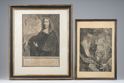 A varied collection of four various graphic works, 17th/20th C.
