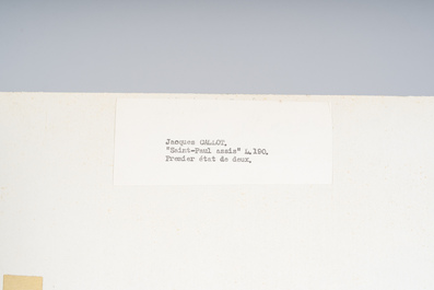 A varied collection of four various graphic works, 17th/20th C.