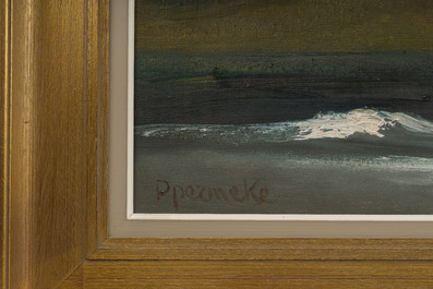 Paul Permeke (1918-1990): Drie marines, olie op doek en board