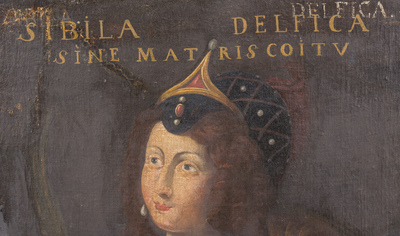 European school: 'Sibila delfica', oil on canvas, 17th C.