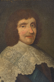 Franse school: Portret van Fran&ccedil;ois du Val de Fontenay-Mareuil, olie op doek, 17de eeuw