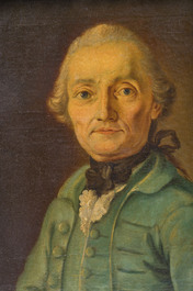 French school: Portrait of Louis Marthe de Gouy d&rsquo;Arsy, oil on canvas, 18th C.