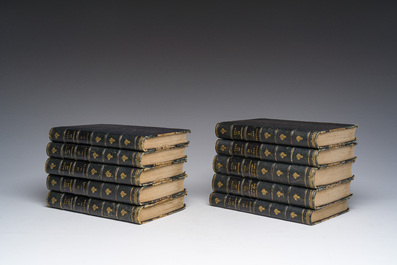 Victor Hugo (1802-1885): Les Mis&eacute;rables, Brussel, Lacroix, Verboeckhoven &amp; Cie, 1862, 10 vols.