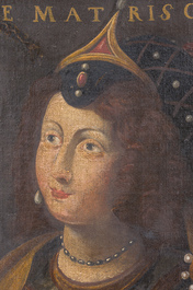 European school: 'Sibila delfica', oil on canvas, 17th C.