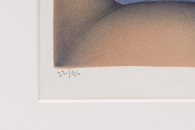 Jef Van Tuerenhout (1926-2006): Untitled (Three ladies), lithograph in colours, ed. 22/96